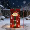 Nuevo Modelo Más Vendido: Paquete de Regalo de Papá Noel con Altura Ajustable, Lámpara de Diseño de Hierro Forjado, Decoración Transfronteriza, Adorno para Exteriores