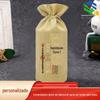 Saco de embalagem de tecido, saco de linho para embalagem de vinho, saco de presente, saco de embalagem de tecido universal, saco com cordão, atacado