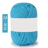 Hilo de Algodón Coreano de Leche de 4 Hebras, Lana Media, Bola de Hilo de Grosor Medio para Muñecas Hechas a Mano, Hilo para Crochet, Bola de Hilo Tejida a Mano