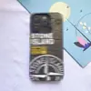 Funda de Teléfono Stone para iPhone 18 Pro 17/16/15/14/13 Láser 12 Apple 11 Xsmax Suave Plus Moderna
