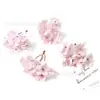 Em Estoque Flores Artificiais Rosa Flores Falsas Acessórios de Cabelo Hanfu Materiais DIY Flores de Casamento Arranjo de Cena Realista Flores de Seda
