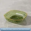 Prato Pet com Padrão de Diamante para Cuspir Ossos, Durável e Adequado para Petiscos, Mesa de Jantar, Armazenamento de Resíduos de Ossos e Louças