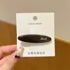 2025 Elegante Pasador de Pelo con Letra Estampado de Leopardo Hoja de Sauce para Mujer Versátil Pinza Lateral para Flequillo Pinza para la Frente Pinza de Pelo Tocado para Mujer Nuevo Estilo