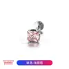Populares en Xiaohongshu y Douyin, los pendientes y ear cuffs de aleación de titanio F136 de cubo pequeño de circonio de colores tallados finamente por Tangyi, no es necesario quitarlos