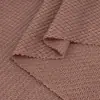 Tecido de Lã Tricotado Texturizado Tr Agulha Grossa Padrão Escama de Peixe Camiseta Tricotada Cardigã Tecido de Moda Atacado
