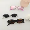 Óculos de sol infantis com armação oval personalizada, óculos de sol à prova de sol, mola e verão, masculino e feminino, bebê, formato côncavo, viagem, óculos de sol à prova de sol, moda