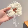 Diadema de Lazo de Encaje de Alto Gama Estilo Coreano para Mujer Cuerda para el Cabello con Lazo de Encaje Lazo Lindo para Moño Accesorios para el Cabello Accesorios Versátiles para el Cabello