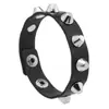 Pulsera de Paraguas de Fila Única con Charm de Llegada Nueva Rock Hip-Hop Cono Remache Pulsera Punk de Moda para Hombres y Mujeres