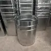 Cubo cubo para cáscaras de fruta cubo cuadrado redondo de hierro galvanizado cubo de basura para exteriores revestimiento de acero inoxidable lámina galvanizada revestimiento
