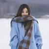Bufanda de cuadros azules de Yu Shuxin para mujer, invierno, versátil, chal largo de cachemira de alta calidad, cuello cálido para hombre