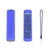 Funda Protectora de Silicona Adecuada para Control Remoto de Voz de TV Jio Fiber India, Hueca, Engrosada, Anticaída, Color Luminoso