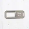 Adecuado para 26 Modelos Faw-Audi Q6L E-Tron Botón de Apertura de Maletero Cubierta de Altavoz Grabada Accesorios
