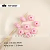 Accesorios para Joyería DIY Caricaturas Lindas Cuentas Acrílicas de Colores Pendientes Hechos a Mano con Cuentas Cadena para Teléfono Colgante para Bolsa