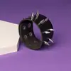 Direto da fábrica europeu e americano novo punk não convencional exagerado cônico cravo rebite pulseira de couro pulseira