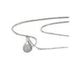 Bolsa de la Suerte Collar de Acero de Titanio Exquisita Cadena para Clavícula Nicho Lujo Ligero Gama Alta Colgante Joyería de Moda Tendencia Cadena para el Cuello al por Mayor