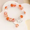 Pulsera de Joyería de Nuevo Estilo, Joyería de Cuentas de Cristal Estilo Coreano, Pareja, Estudiante, Pulsera Infantil, Joyería para Niñas al por Mayor