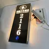 Letreros Electrónicos Iluminados LED Personalizados para Montar en Pared para Hoteles, Casas de Huéspedes, Clubes de Masaje de Pies KTV y Letreros de Puerta de Club
