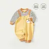 Body de bebé Primavera y Otoño Algodón Puro Recién Nacido Mono de Manga Larga Ropa de Casa para Niños Ropa Interior Ropa para Gatear Ropa de Otoño