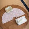 Mantel de brocado para té, cojín para mesa de té, tela ligera de lujo, bandera para té, piezas para ceremonia del té, tapete de té seco rectangular
