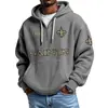 Ropa Nueva para Hombre Transfronteriza 3D Amazon Más Vendida Sudadera con Cremallera Tendencia de Comercio Exterior Sudadera Serie Nueva de la NFL