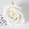Simulación cabeza de flor rosa de franela pequeña boda boda escena coche de boda diseño hotelero pared de flores arco flor de seda al por mayor