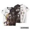 2024 Explosiones Cruzadas Verano Juego Transfronterizo Yuan Yuan Shen Secundario Artículos de Merchandising de Yuan Shen Impresión Digital 3D Camiseta de Yuan Shen Dibujos Animados