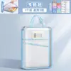 Bolsa de Arquivo para Classificação de Assuntos, Bolsa de Malha Dupla Camada, Bolsa de Armazenamento em L com Zíper para Estudantes, Bolsa Grande com Zíper de Alta Capacidade, Portátil