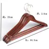 Percha de Madera Maciza para Uso Doméstico, Engrosada y Antideslizante, Percha para Pantalones que no Deja Marca, Perchero de Madera Vintage, Tendedero Transfronterizo