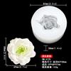 Molde para Bolo Flip Flor Borboleta Estéreo Simulado Vela Perfumada de Rosa Jasmim Dia dos Namorados Molde de Silicone