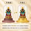 Pieza de exhibición de thangka pintado a mano estilo Tíbet, patrones personalizables, decoración de oficina, adorno de vidrio estilo étnico