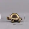 Elefante de Latón Puro Tortuga Tortuga Marina Vintage Sólido Artículo Antiguo Decoración del Hogar Escritorio Mascota de Té Adorno Artesanal