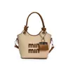 Bolso Cubo de Comercio Exterior para Mujer 2026 Estilo Nuevo Bolso de Mano Bordado Simple Bolso de Hombro Cruzado para Viajes