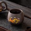 Tetera Xishi de Fénix y Dragón que Cambia de Color, Taza de Té de Dragón y Fénix Auspiciosos, Tetera Rompeaguas Semimanual, Souvenir para Evento de Negocios de Empresa