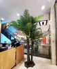 Árbol de Coco de Simulación Árbol Falso Decoración Interior y Exterior Hotel Centro Comercial Tronco de Árbol Real Árbol de Coco Palmera Planta de Pie