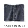 Chapéu de Cashmere Feminino para Outono e Inverno, Engrossado com Orelhas de Gato, Protege as Orelhas, Chapéu de Tricô Quente, Gorro de Malha Trançada, Chapéu Solto, Chapéu para Clima Frio