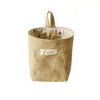 Bolsa de Almacenamiento de Algodón y Lino Estilo Japonés Bolsa Colgante de Pared para Dormitorio Bolsa Colgante de Tela Organizador Pequeño para Artículos Varios