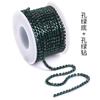 Popular Transfronteiriço Ss12 Eletroforese Corrente Garra Strass Corrente Diamante Colorida Densa Acessórios para Celular Bagagem Vestuário Corrente Diamante