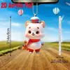 Colgante Decorativo Plano para Coche de Gato de Acrílico Nuevo Transfronterizo en Color Caramelo