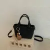 Otoño 2026 Nuevo Estilo Coreano Bolso de Mano Sencillo Bolso Cubo Sencillo de Moda Bolso de Hombro Único con Textura Bolso Cruzado
