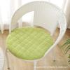 Cojín redondo de pana grueso, extraíble y lavable, cojín para silla de ratán, cojín redondo para taburete, cojín para silla, color sólido, antideslizante, entrega de fábrica