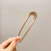 Peine de Disco para Moño Perezoso para el Cabello Horquilla en U Simple y Moderna para Mujer Horquilla Horquilla Tocado Enchufe Diario para el Cabello