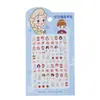 Pegatinas Luminosas para Uñas 5D DIY en Relieve Niños Niñas Nuevo Estilo Pegatinas de Nariz Pequeña Pegatinas para Uñas de Bebé Princesa de Dibujos Animados