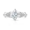 Anillo de Brazo con Flor de Hielo de Colorido Gema Hot-Selling, Corte Cuadrado de Flor, para Mujer, Chapado en Oro Real e Incrustado con Diamantes de Alto Carbono, Disponible para Dropshipping