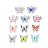 Accesorios de colgante de mariposa elfa con incrustaciones de aleación DIY Pendiente de venta caliente Joyería Cadena de teléfono móvil Colgante de llavero Hecho a mano