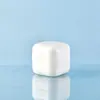Frascos dispensadores quadrados em cores de macaron, disponíveis em vários tamanhos, feitos de material PP, recipientes de viagem portáteis para creme facial e loção