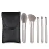Cangzhou mini 5 juego de brochas de maquillaje portátiles herramientas de belleza polvo rubor brocha para sombra de ojos fabricantes mayoreo transfronterizo