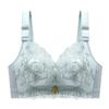 Sujetador de encaje bordado de corte, inalámbrico, para busto pequeño, push up, ropa interior sexy, sujetador ajustable para mujer con cambio de temperatura en el pecho