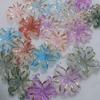 Borde Bronceado de Color Transparente Avanzado Hada del Iris Flor de Fénix Dorada Antigua Accesorios para Pasadores de Flores Artificiales DIY