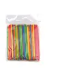 Herramientas para Uñas Artísticas al por Mayor Palitos de Madera Naranja Empujadores de Cutícula de Madera 100 Piezas Palitos de Madera Naranja de Doble Punta en Bolsa Palitos con Pedrería en Stock