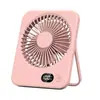 Ventilador de Escritorio Recargable de Nuevo Modelo Transfronterizo, Larga Duración, Potente Viento, Ultra Silencioso, Plegable, Portátil, de Escritorio, Montaje en Pared, Uso en Dormitorio